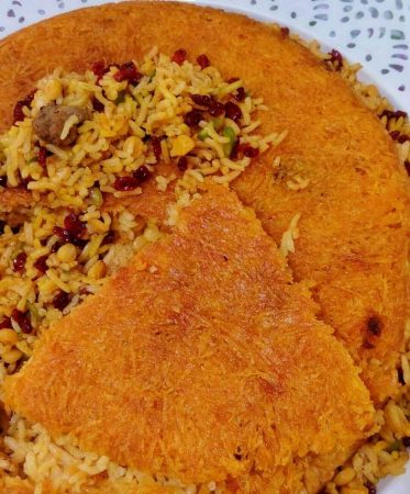 طرز تهیه قیمه لا پلویی با گوشت قلقلی