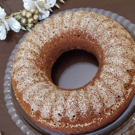 طرز تهیه کیک ارده و شیره خرما و کنجد بدون فر روی گاز
