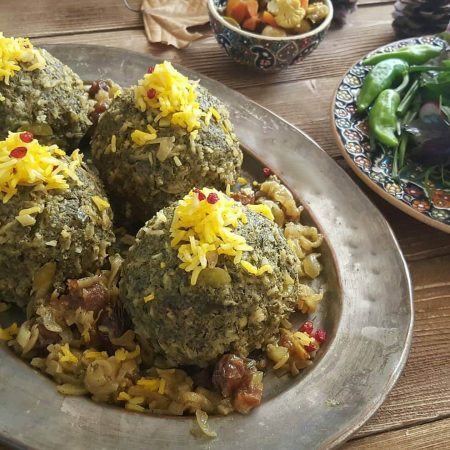 طرز پخت کوفته شوید باقلا اصفهان