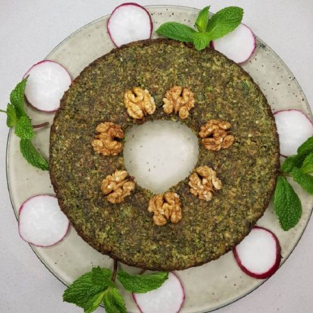 طرز تهیه کوکو سبزی با شیر و سویا خوشمزه و متفاوت
