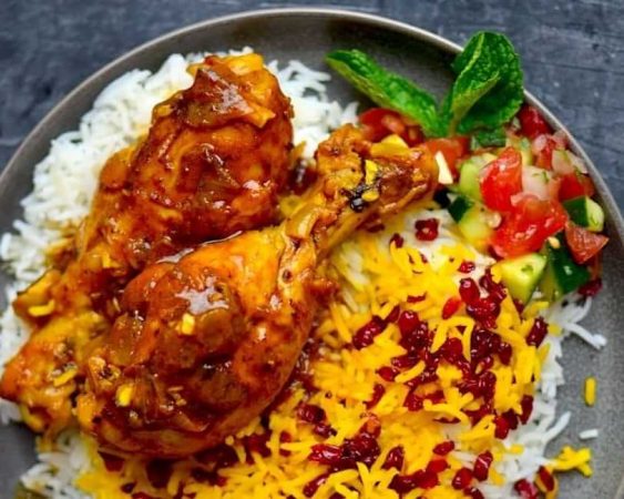 طرز تهیه زرشک پلو با مرغ ساده خانگی