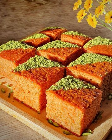 طرز تهیه کیک خیس با شیره انگور