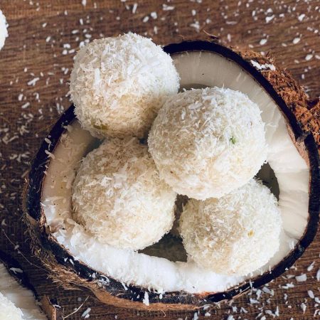 طرز تهیه دسر برفی ترکیه با ژلاتین و پودر نارگیل