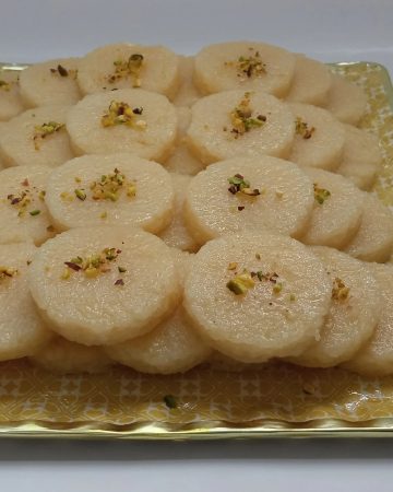 طرز تهیه حلوا سفید مازندرانی با آرد برنج