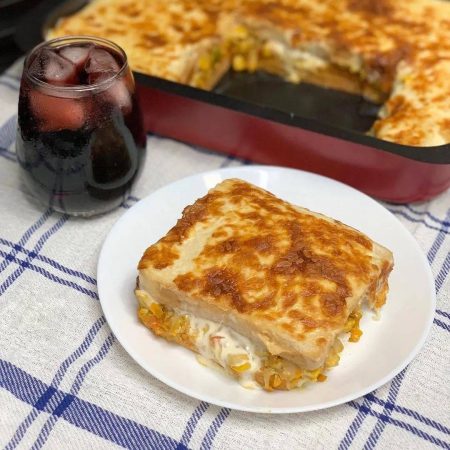 طرز تهیه لازانیا با نان تست و مرغ خوشمزه و متفاوت