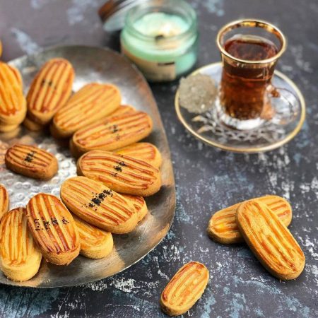 طرز تهیه شیرینی پادرازی با پیمانه لیوان