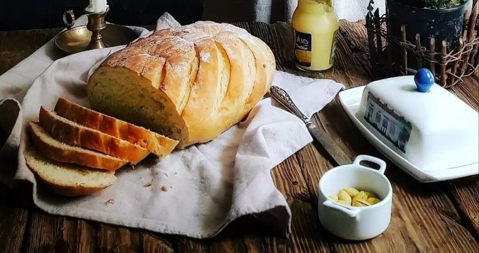 طرز تهیه نان کامپاین گردو فرانسوی