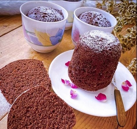 طرز تهیه کاپ کیک شکلاتی فنجانی بدون فر