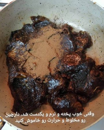 اسنک خرما کنجد دارچین