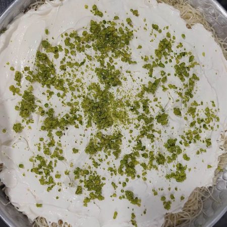 طرز تهیه کنافه با خامه