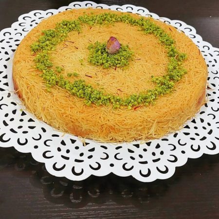 طرز تهیه کنافه ترکی در فر با خامه و پنیر