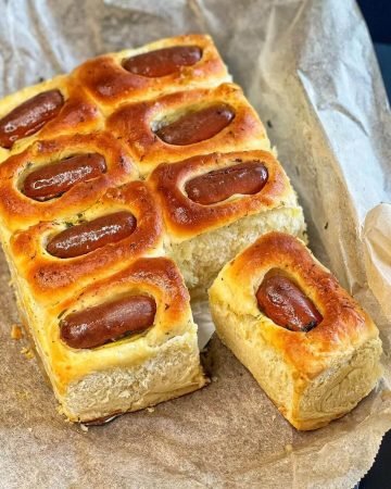 طرز تهیه نان سوسیس و سیب زمینی