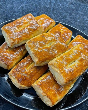 طرز تهیه شیرینی زبان با خمیر خانگی
