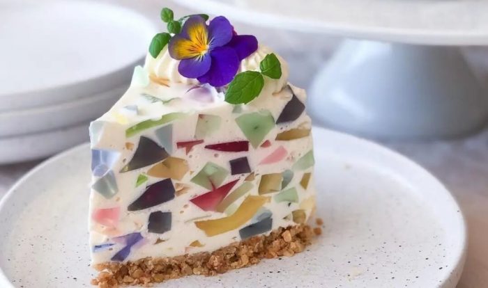 طرز تهیه چیز کیک خرده شیشه