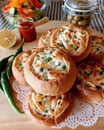 طرز تهیه پیتزا با نان همبرگر