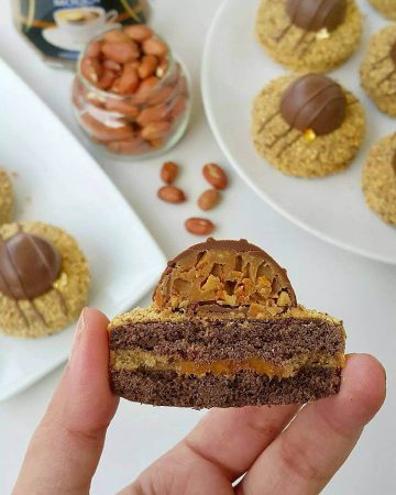 دستور پخت شیرینی سابله قهوه و بادام زمینی
