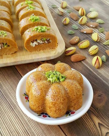 طرز تهیه باقلوا شعریه قالبی