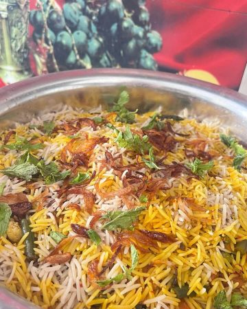 طرز تهیه بریانی حیدر آبادی