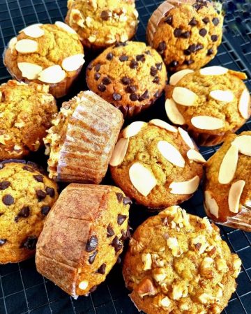 طرز تهیه کاپ کیک کدو حلوایی