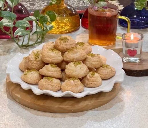 طرز تهیه شیرینی نارگیلی بدون داغ زدن